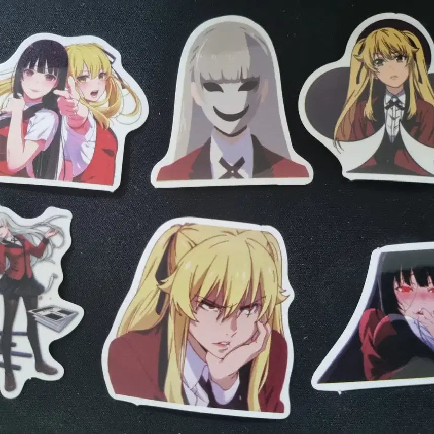 [BUNJANG] Kakegurui Sticker Set (50 pcs) / 카케구루이 스티커 세트 50장