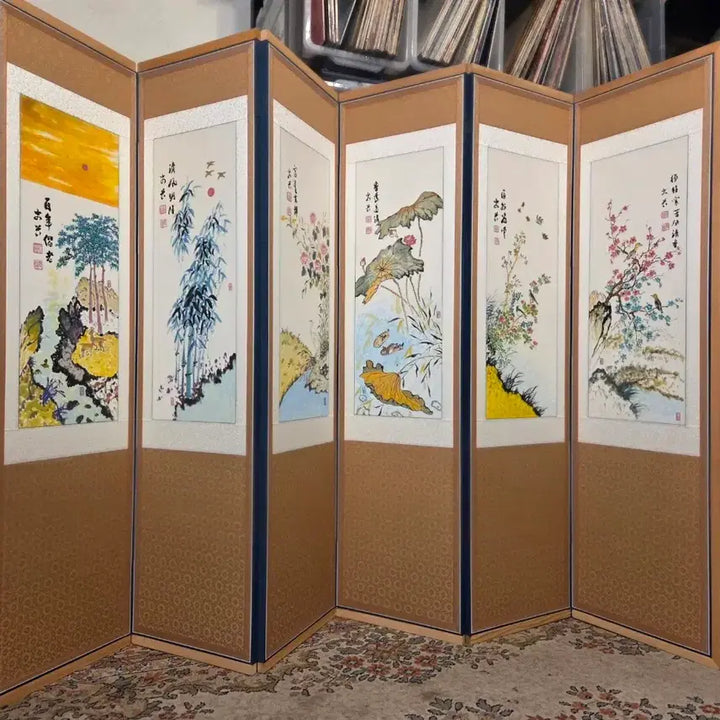 [BUNJANG] Kim Jong Won Six-Panel Folding Screen / 동양화가 김종원 의 6폭짜리 병풍