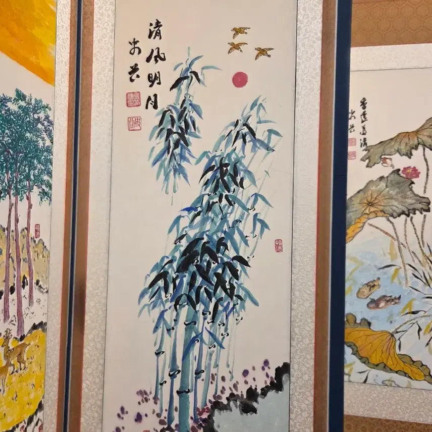 [BUNJANG] Kim Jong Won Six-Panel Folding Screen / 동양화가 김종원 의 6폭짜리 병풍