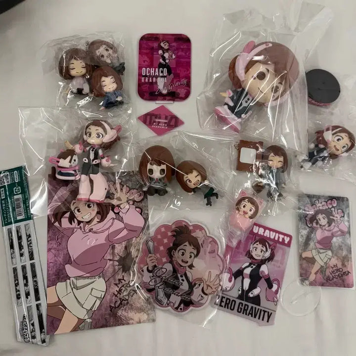 [BUNJANG] My Hero Academia Ochaco Uraraka Goods Bundle Set / 우라라카 굿즈 일괄