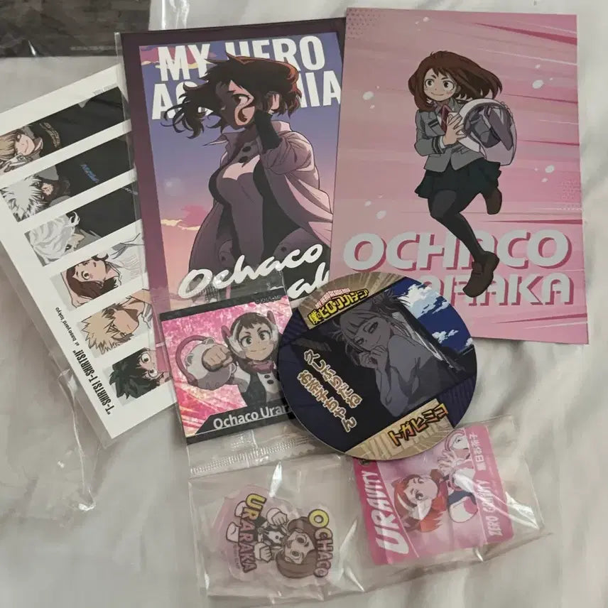 [BUNJANG] My Hero Academia Ochaco Uraraka Goods Bundle Set / 우라라카 굿즈 일괄