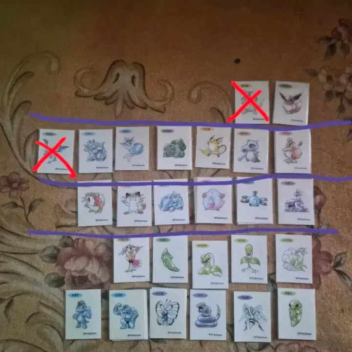 [BUNJANG] Assorted Character Stickers (Atom, Crayon Shin-chan, Detective Conan, One Piece, Cookie Run, Digimon, Oshi no Ko, Dragon Ball, Pokemon, etc.) / 띠부띠부씰 아톰 짱구 코난 원피스 쿠키런 디지몬 최애의아이 아트웍
