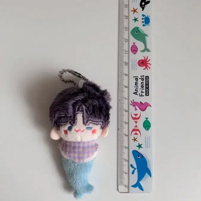 [BUNJANG] Lovey Dovey Giwook Fish Keyring / 럽딥 기욱 물고기 키링