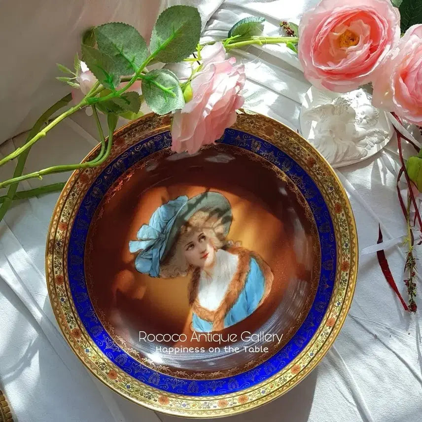 [BUNJANG] Antique "Masterpiece" Decorated Bowl Plate / 앤틱 명화 볼 접시(득탬가오늘만)