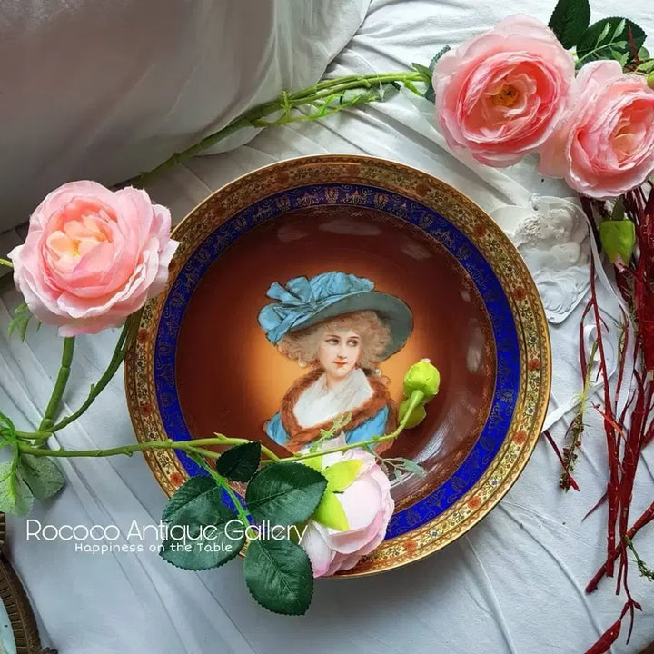 [BUNJANG] Antique "Masterpiece" Porcelain Plate / 앤틱 명화 볼 접시