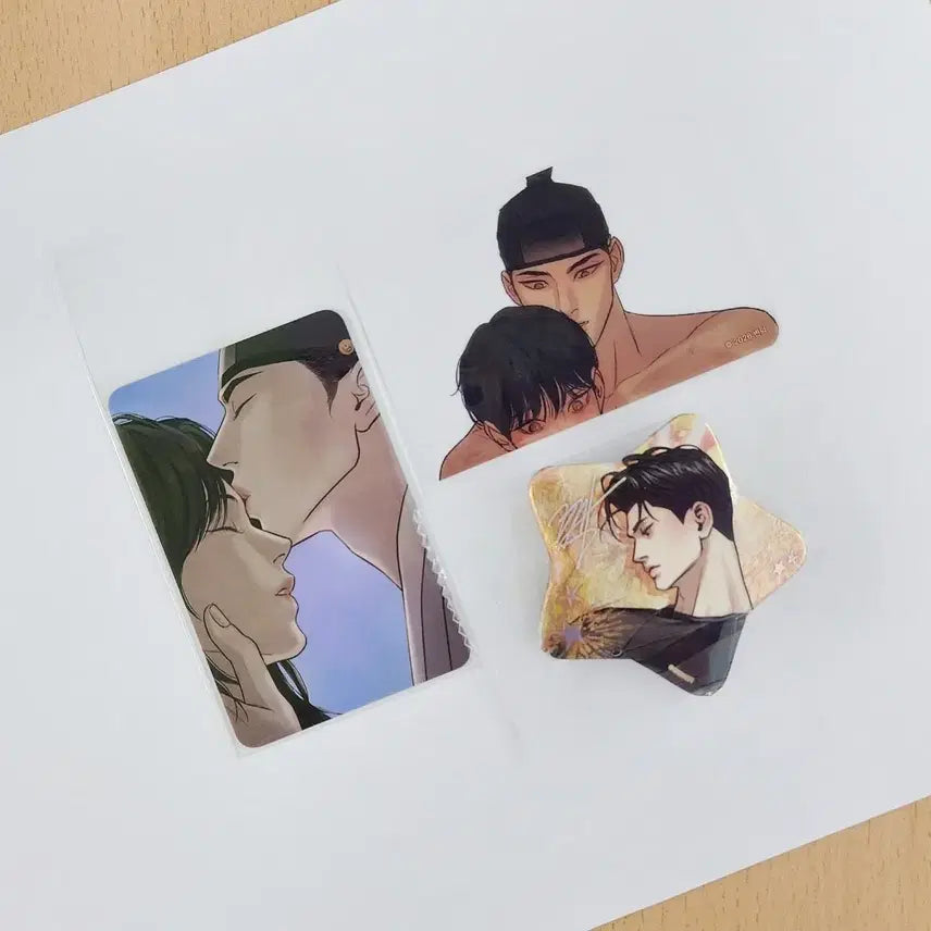 [BUNJANG] Yahucheop (Night Fairytale) Resin Sparkles Special Edition AR Badge and Photocard Set / 레진 스파클즈 야화첩 10만원 특전 10특 포토카드 AR 윤승호 캔뱃지