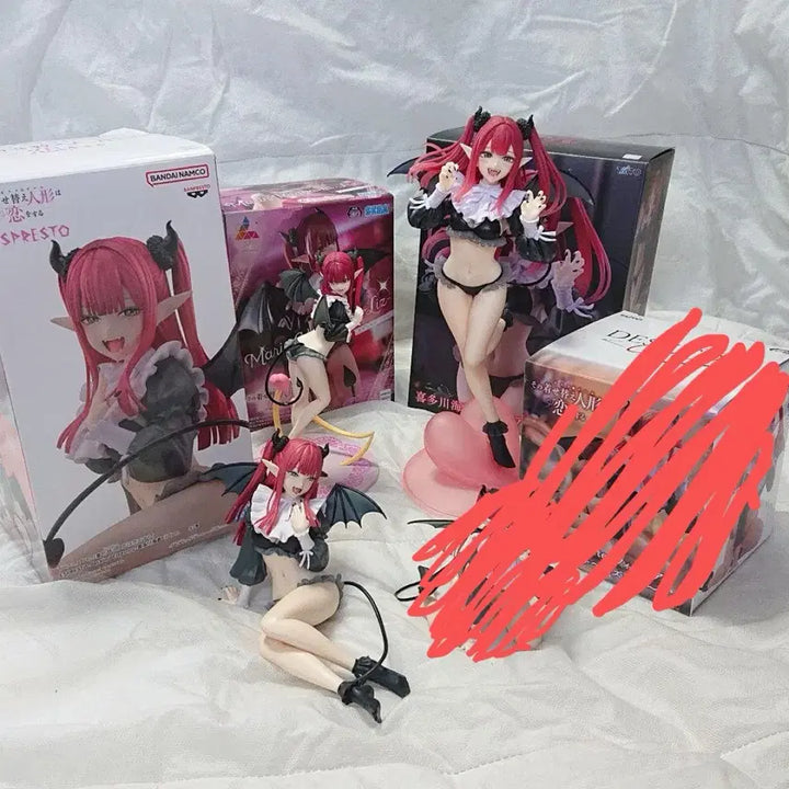 [BUNJANG] LizKyun Marine Musume Figure Set (3 Types) / 그비돌 리즈큥 피규어 3종 그비스크돌은사랑을한다 마린 미소녀 피규어