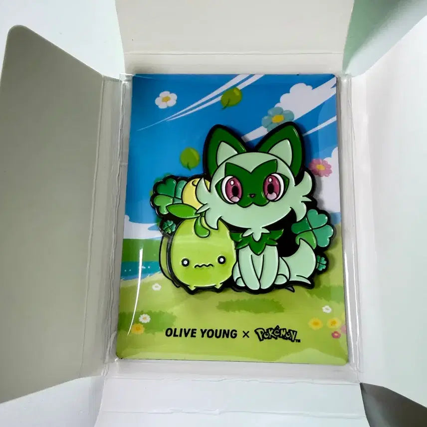 [BUNJANG] Pokémon Pikachu &amp; Eevee Nabaw Magnet / 올리브영 포켓몬 나오하 마그넷