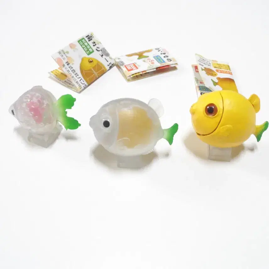 [BUNJANG] Japanese Gachapon Fruit Fish Figures Bundle Set / 일본가챠 과일물고기 생물가챠판매(일괄)