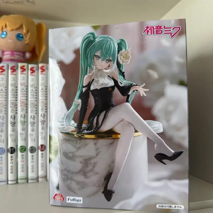 [BUNJANG] Hatsune Miku Flower Fairy Back Rose Noodle Stopper Figure / 하츠네 미쿠 플라워 페어리 백장미 누들스토퍼 피규어