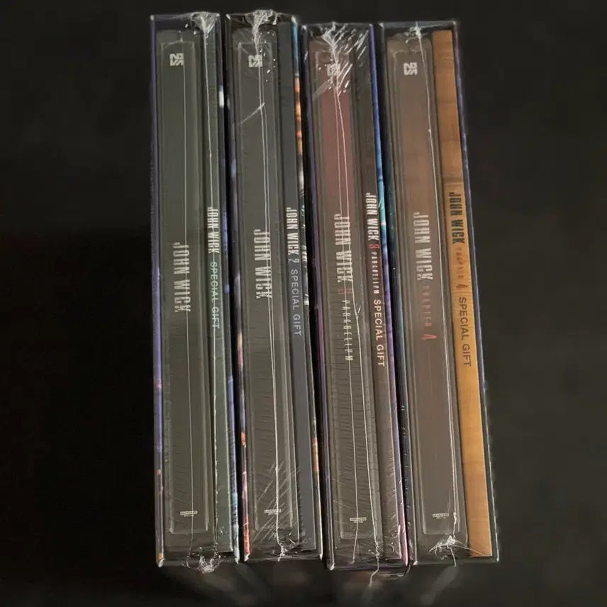 [BUNJANG] John Wick 1-4 Lenticular Steelbook Limited Edition (Unsealed) Blu-ray Set / 블루레이 존윅1-4 렌티큘러스틸북한정판 미개봉