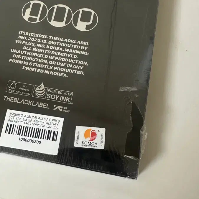[BUNJANG] ALLDEF Signed Poster (Sealed) / 올데프 싸인 포스터 미개봉