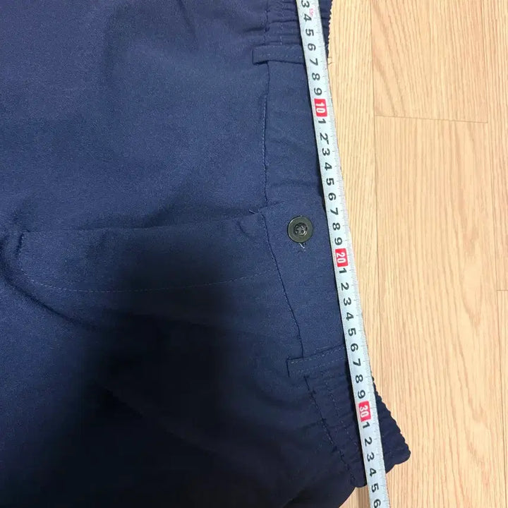 [BUNJANG] Unused Navy Slack Pants (Size 30-32) / 미사용 밴딩 구김없는 슬랙스 네이비 바지 30-32 정도 사이즈