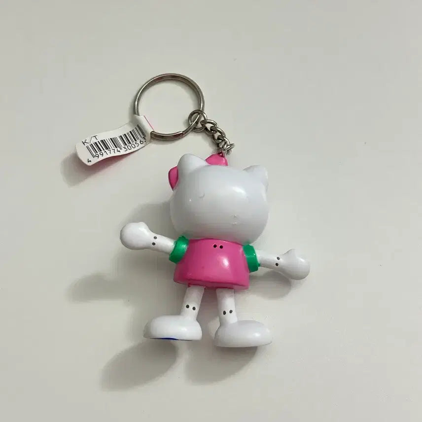 [BUNJANG] Vintage Hello Kitty Pink Bendable Figure / (새상품) 고전 키티 핑크 벤더블