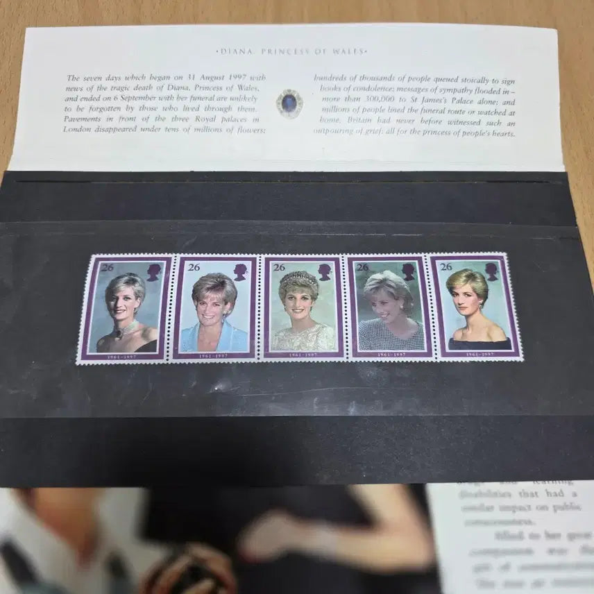 [BUNJANG] Princess Diana (1961-1997) Stamp Set / 우표 세트 웨일스 공주 다이애나비(1961~1997)