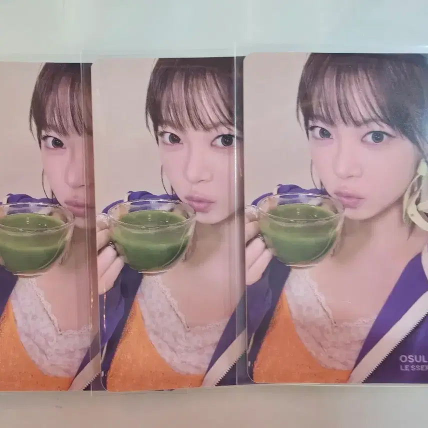 [BUNJANG] Le Sserafim Eunchae Osulloc Sticker / MD) 르세라핌 오설록 은채 스티커