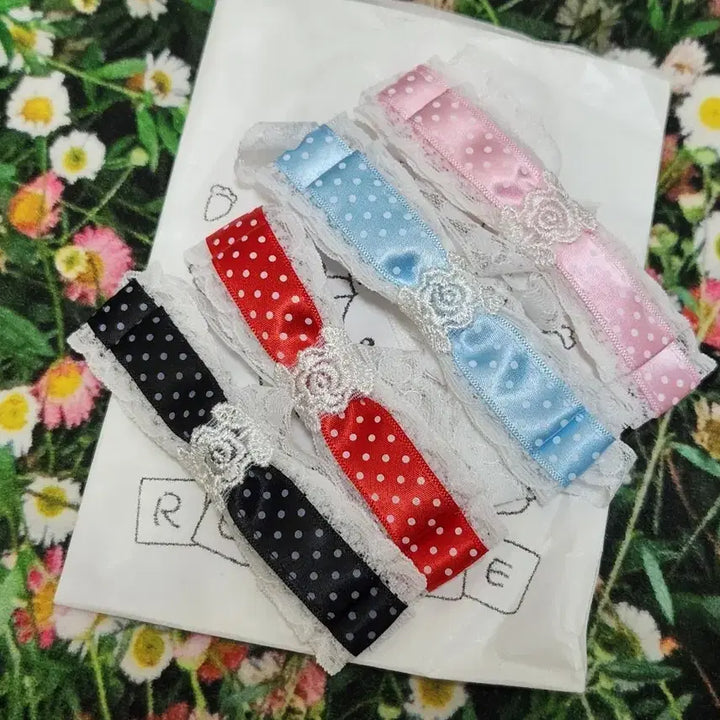 [BUNJANG] Moerecipi Doll Headband 4-Piece Set / 모에레시피 인형용 헤도레