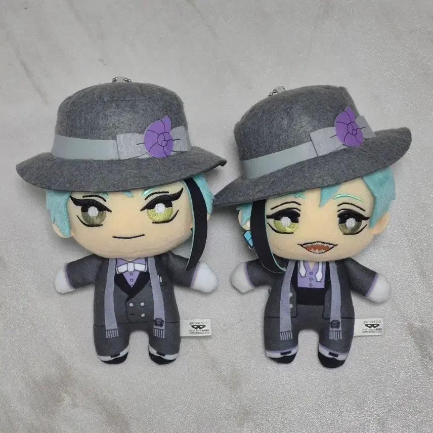 [BUNJANG] Twisted Wonderland Floyd Leech &amp; Jade Leech Dormitory Uniform Plush Set / 일괄)트위스테 플로이드 제이드 기숙사복 인형 누이