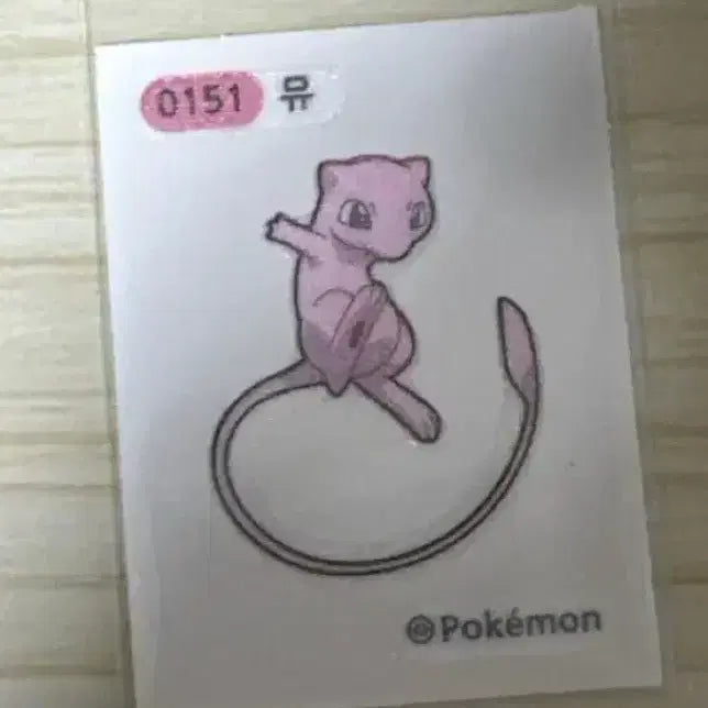 [BUNJANG] Pokemon Mew Sticker / 포켓몬스터 뮤 스티커