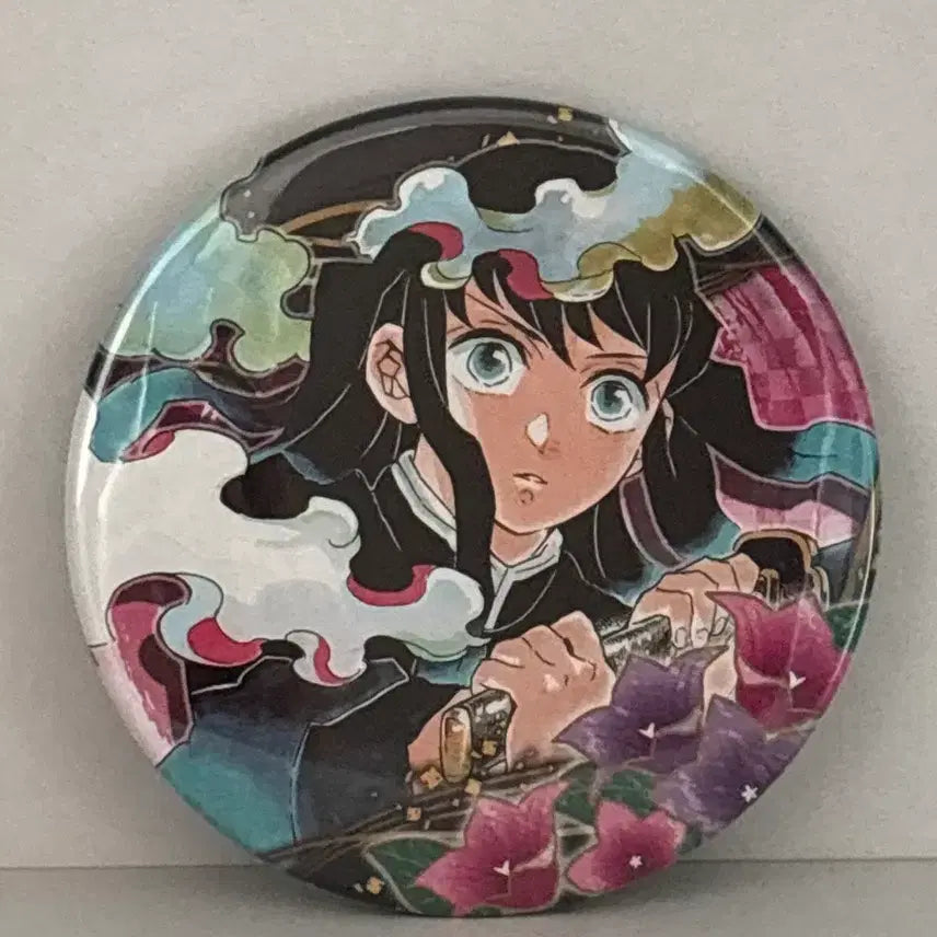 [BUNJANG] Demon Slayer Muichiro Tokito Original Sketch Can Badge / 귀멸의 칼날 토키토 무이치로 원화 캔뱃지