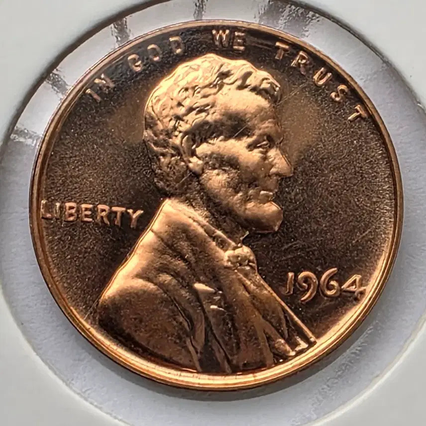 [BUNJANG] 1964 Lincoln Cent Proof Uncirculated Penny / 링컨 1센트 1964년도 푸르프 미사용 페니