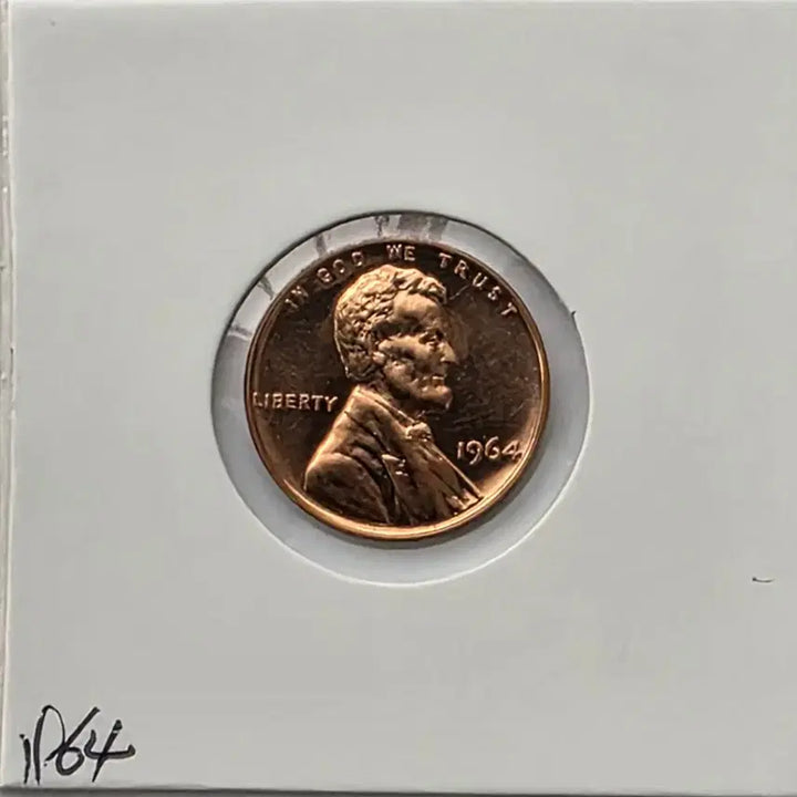 [BUNJANG] 1964 Lincoln Cent Proof Uncirculated Penny / 링컨 1센트 1964년도 푸르프 미사용 페니