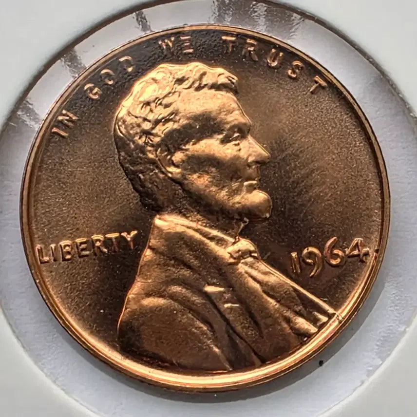 [BUNJANG] 1964 Lincoln Cent Proof Uncirculated Penny / 링컨 1센트 1964년도 푸르프 미사용 페니