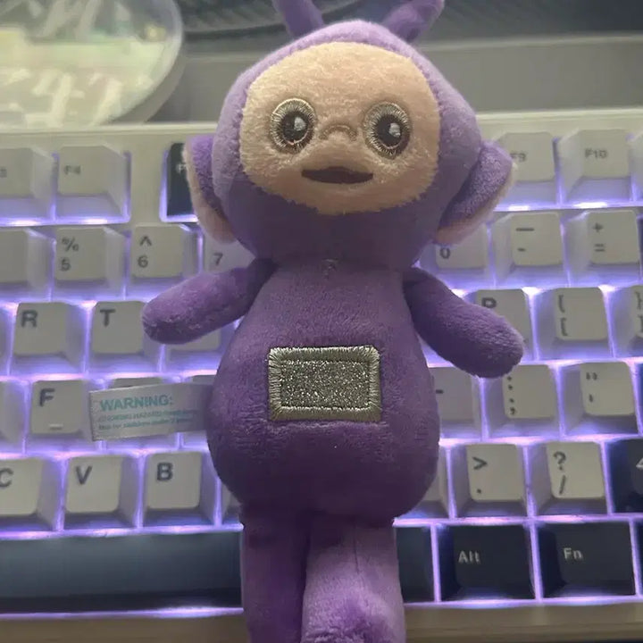 [BUNJANG] Tinky Winky Plush Keychain / 텔레토비 보라돌이 인형 키링