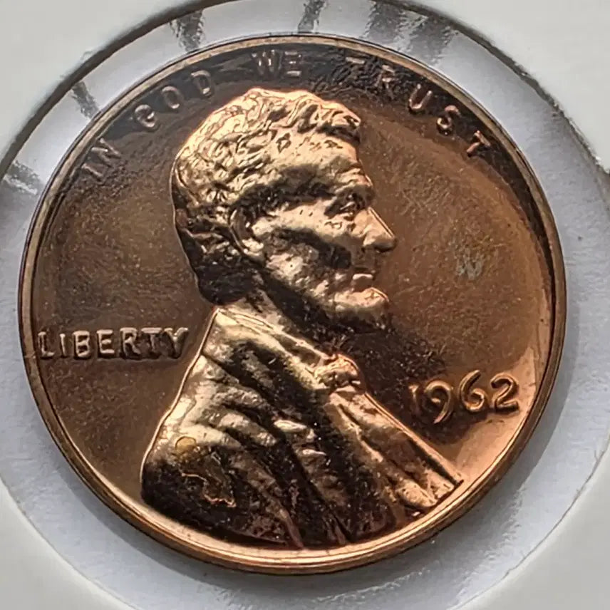 [BUNJANG] 1962 Lincoln Cent Proof Uncirculated Penny / 링컨 1센트 1962년도 푸르프 미사용 페니