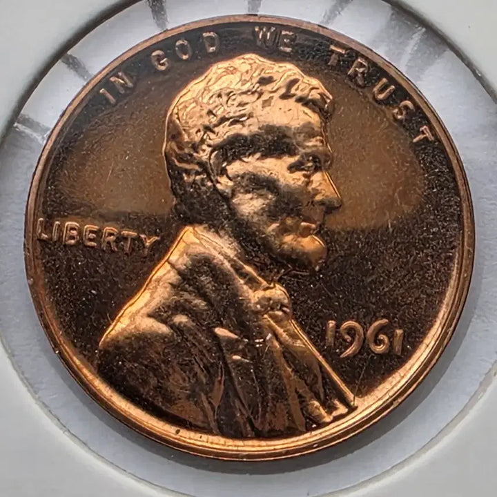 [BUNJANG] 1961 Lincoln Cent Proof Uncirculated Penny / 링컨 1센트 1961년도 푸르프 미사용 페니