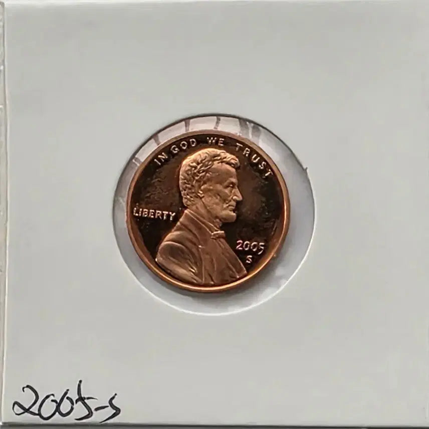 [BUNJANG] 2005-S Lincoln Cent Proof Penny Uncirculated / 링컨 1센트 2005_S 년도 푸르프 미사용 페니