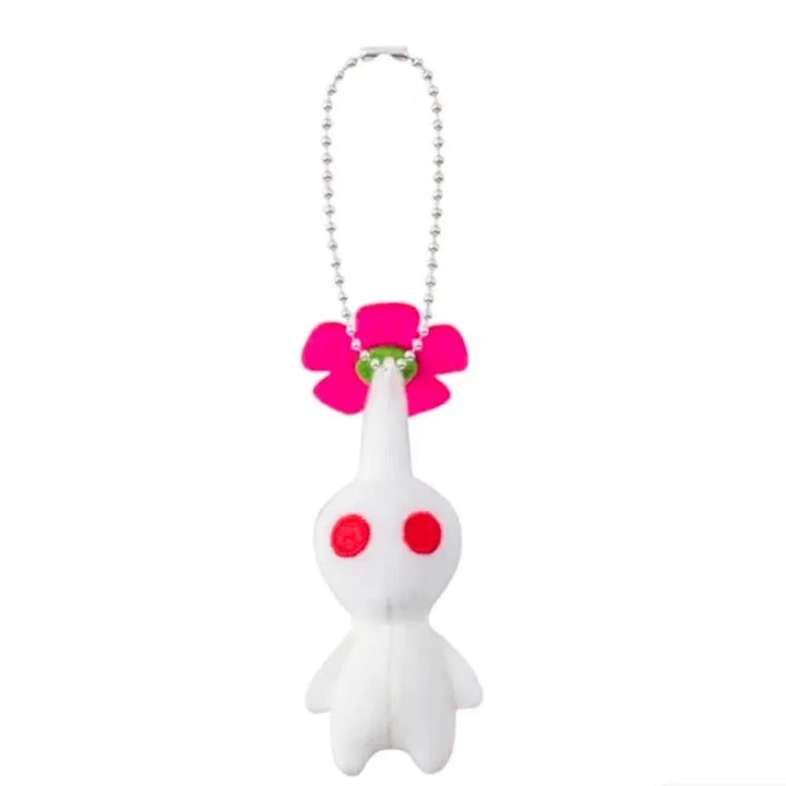 [BUNJANG] Pikmin White Pikmin with Flower Keychain / 피크민 아이스 얼음 키링