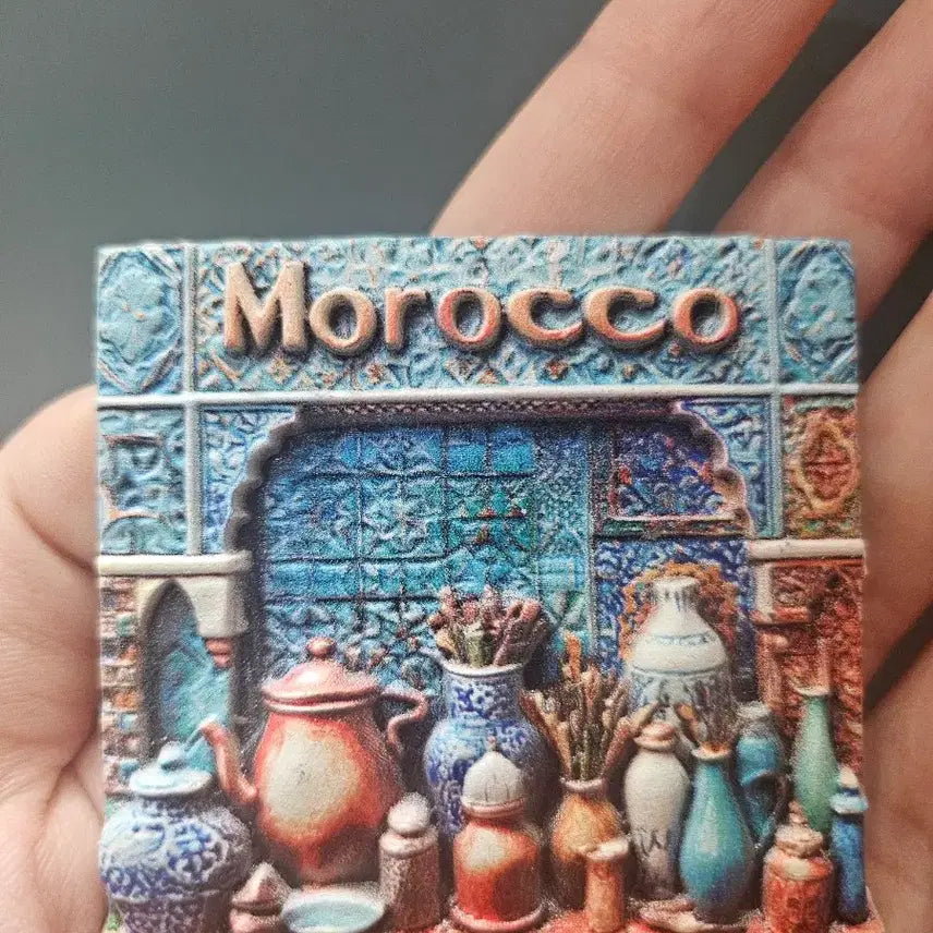 [BUNJANG] Moroccan Souvenir Refrigerator Magnet / 모로코 기념품 자석  냉장고마그넷 냉장고자석