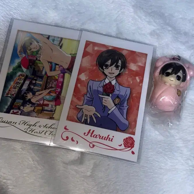 [BUNJANG] Ouran High School Host Club Polaroids &amp; Gachapon Set / 오란고교 호스트부 사교클럽 포카 폴라 레어 하루히 포대기 가챠