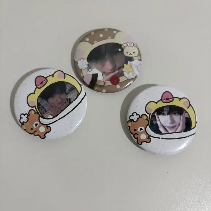 [BUNJANG] NCT WISH Sion Riku Pin Button Set / 엔시티위시 시온 리쿠 핀버튼 비공굿 판매
