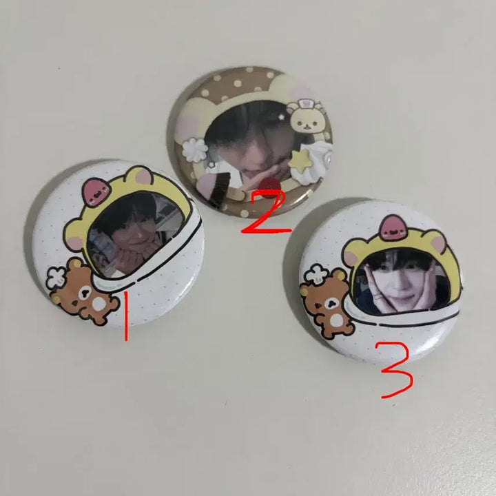 [BUNJANG] NCT WISH Sion Riku Pin Button Set / 엔시티위시 시온 리쿠 핀버튼 비공굿 판매