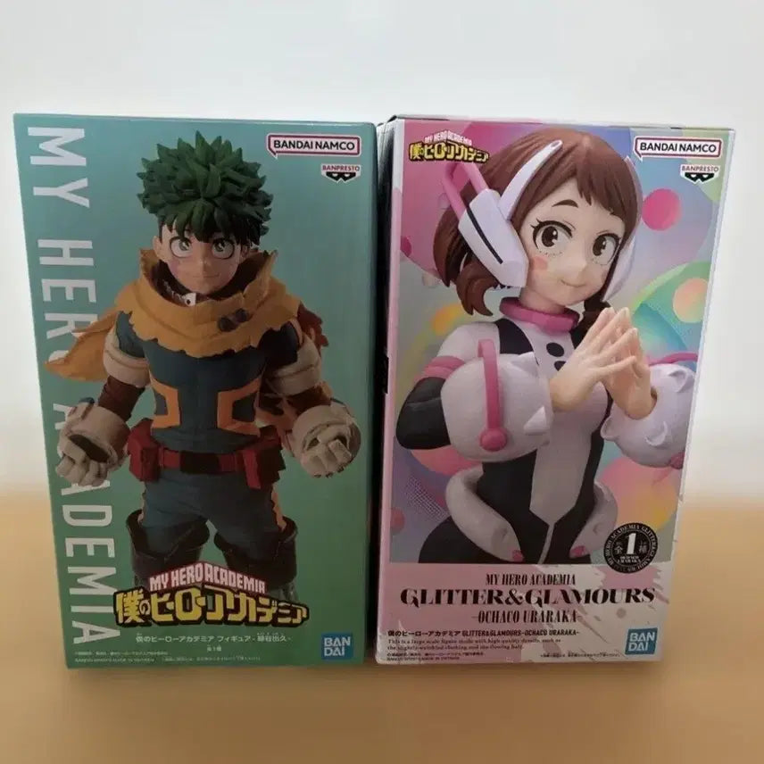 [BUNJANG] My Hero Academia Izuku Midoriya &amp; Ochako Uraraka Figure Bundle Set (2 Types) / 일괄)나히아 피규어 2종 미도리야 이즈쿠,우라라카 오챠코)