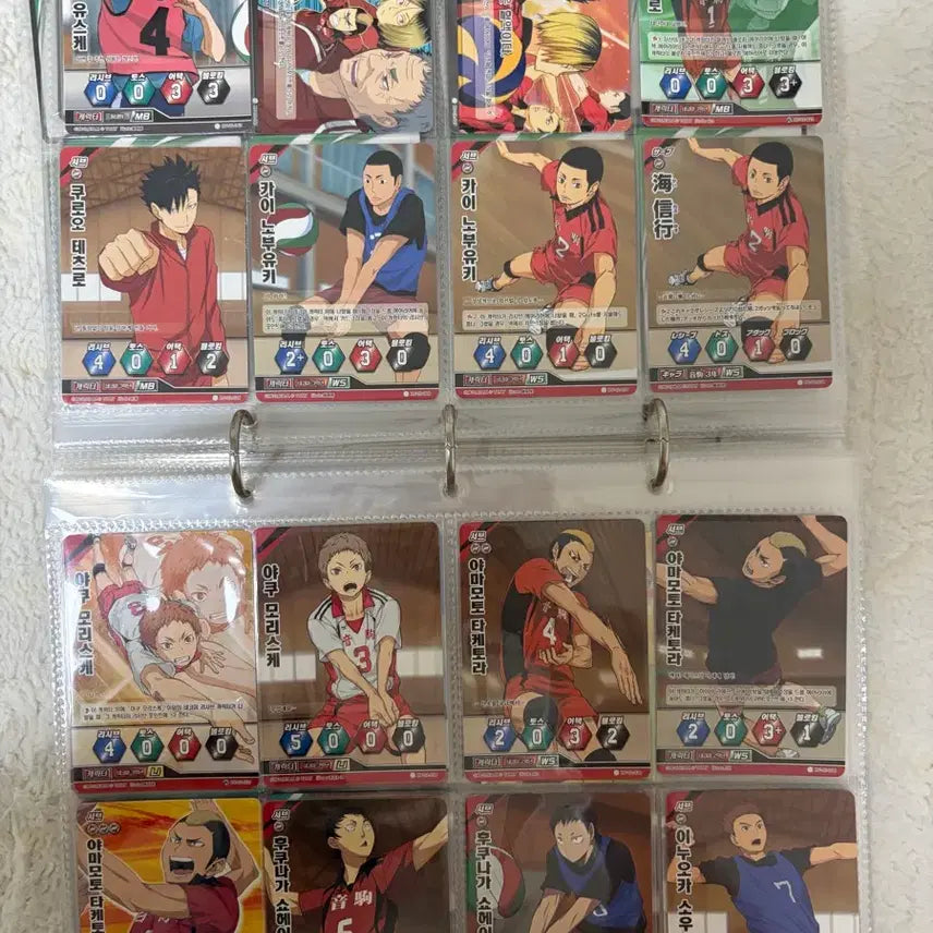 [BUNJANG] Haikyuu!! Nekoma Karasuno High School vs. Shiratorizawa Academy High School "Chibi" Cards Bundle Set / 하이큐 네코마 바보카 18장 일괄 양도