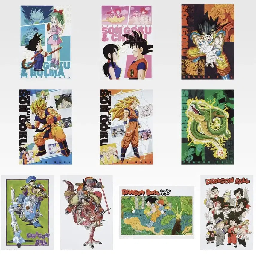 [BUNJANG] Dragon Ball Super Chronicle Ichiban Kuji Clear Poster Set (10 Types) / 제일복권 드래곤볼 i상 클리어 포스터 10종 일괄 크로니클 쿠지