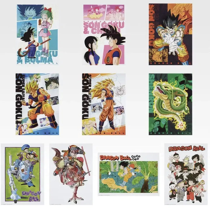 [BUNJANG] Dragon Ball Super Chronicle Ichiban Kuji Clear Poster Set (10 Types) / 제일복권 드래곤볼 i상 클리어 포스터 10종 일괄 크로니클 쿠지