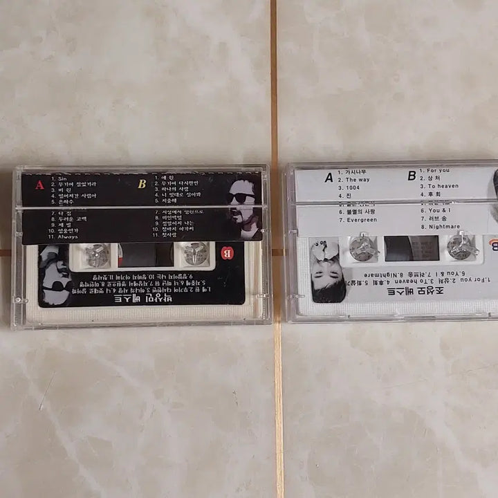 [BUNJANG] Jo Sung Mo &amp; Park Sang Min Best Hits Cassette Tape Album Set / 조성모, 박상민 베스트 2종 카세트테이프 음반 LP