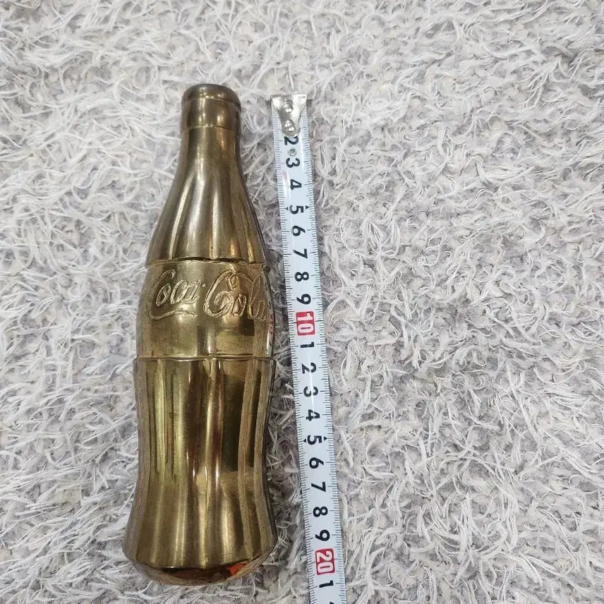 [BUNJANG] Vintage Brass Coca-Cola Bottle / 오래된 빈티지 황동 코카콜라병 cocacola