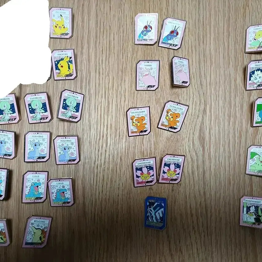 [BUNJANG] Pokemon Badge Collection (Set of 27) / 이삭토스트 포켓몬 뱃지 총 27개 일괄 판매