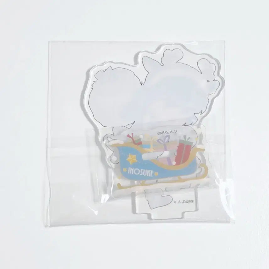 [BUNJANG] Demon Slayer Inosuke 2025 Christmas Acrylic Stand (Sealed) / 귀멸의 칼날 2025 크리스마스 이노스케 아크릴 스탠드 (미개봉)
