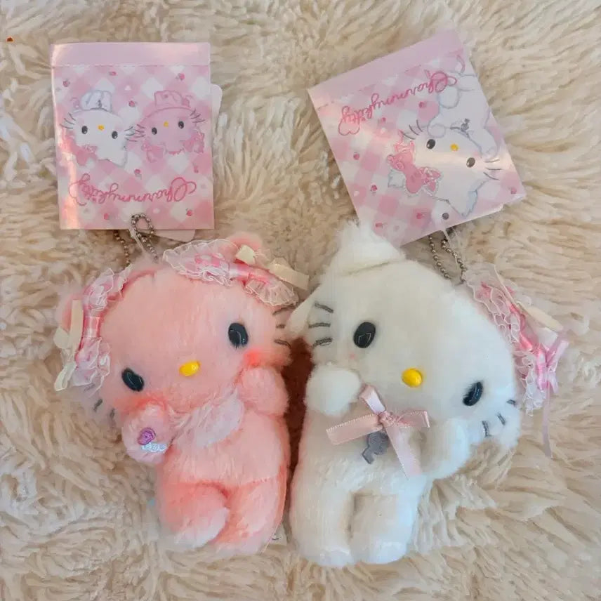 [BUNJANG] Sanrio My Baby Series Charmy Kitty Honeycute Mascot Plush / 산리오 마이 퍼 베이비 시리즈 챠미키티, 허니큐트