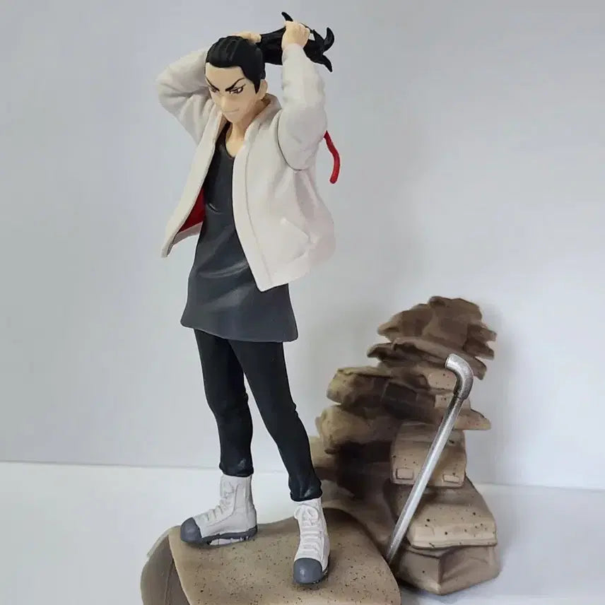 [BUNJANG] Tokyo Revengers Baji Keisuke Gacha Figure and Badge Bundle Set / 일괄) 도쿄 리벤져스 바지 케이스케 가챠 피규어 도리벤