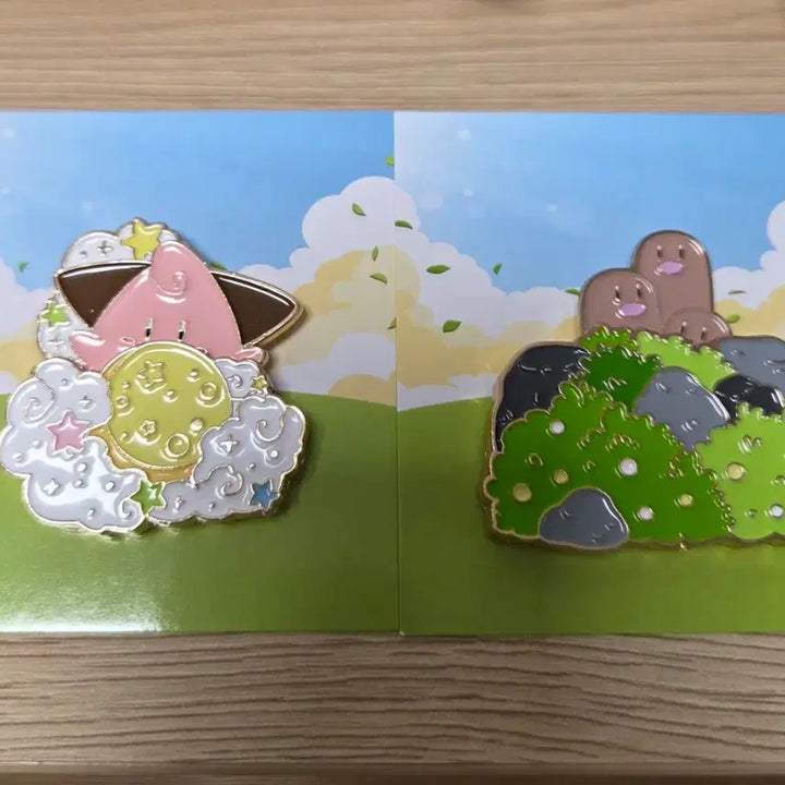 [BUNJANG] Lee Sak Toast Pokemon Badge - Dugtrio / 이삭토스트 포켓몬 뱃지 닥트리오 삐