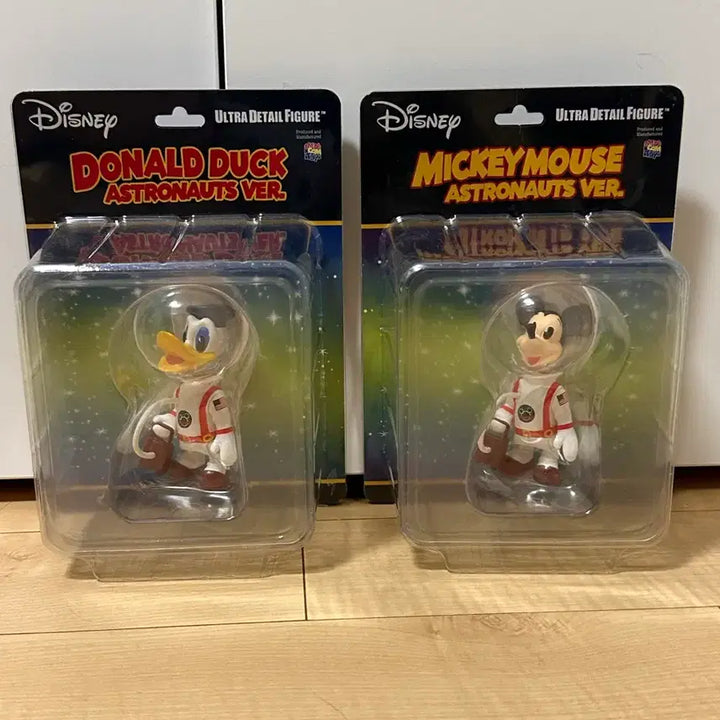 [BUNJANG] Ultra Detail Figure Donald Duck &amp; Mickey Mouse Astronaut Version Set / 울트라디테일 피규어 도널드덕 미키마우스