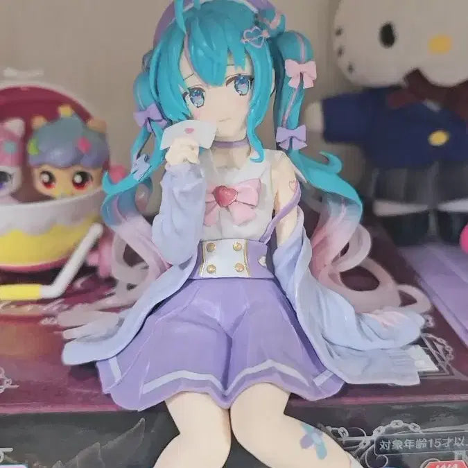 [BUNJANG] Hatsune Miku Noodle Stopper Love Sailor Purple ver. Figure / 하츠네미쿠 누들 스토퍼 러브 세일러 퍼플ver 하츠네미쿠 피규어