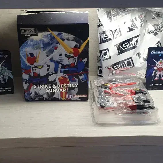 [BUNJANG] QMSV Strike Gundam 2 Types, Destiny Gundam 1 Type Bundle Set / QMSV 스트라이크 건담 2종, 데스티니 건담 1종 새제품 일괄 양도